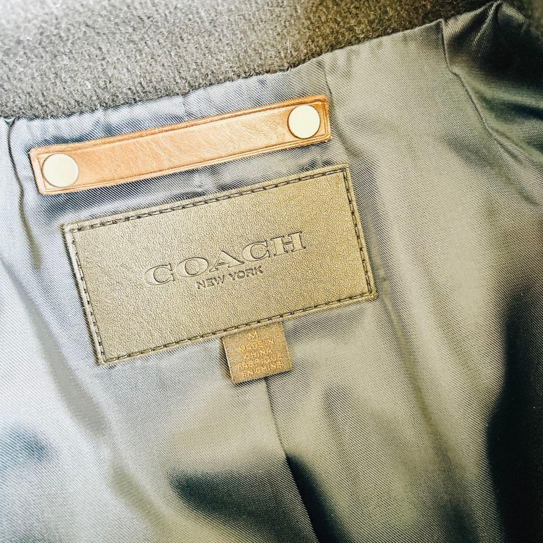 COACH ネイビー ダッフルコート コーチ ネイビーブルー