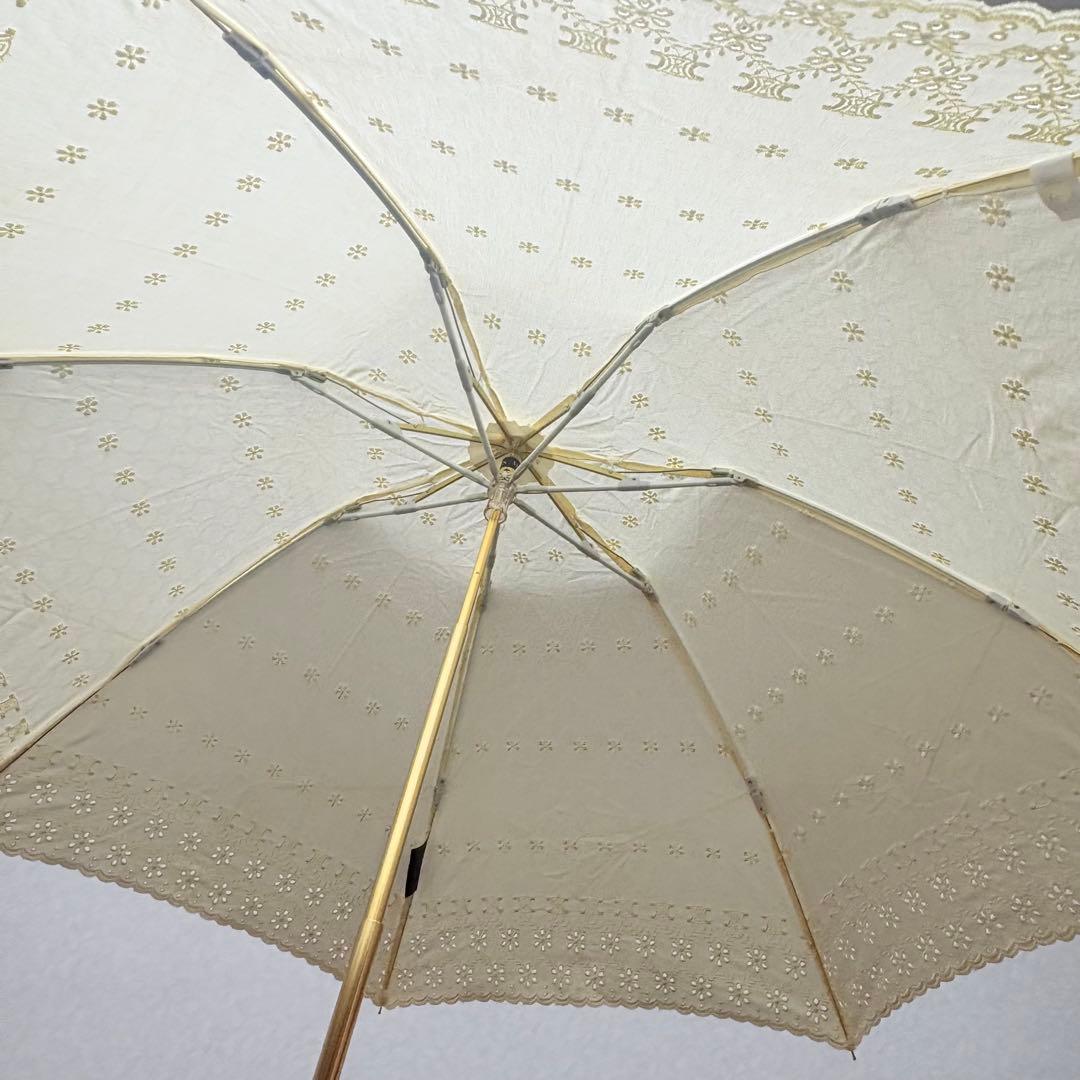 CELINE セリーヌ　マカダム総柄　トリオンフ　晴雨兼用UV折りたたみ傘