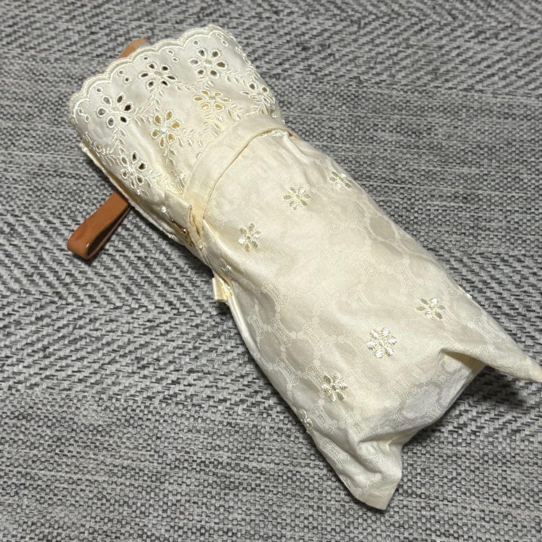 CELINE セリーヌ　マカダム総柄　トリオンフ　晴雨兼用UV折りたたみ傘