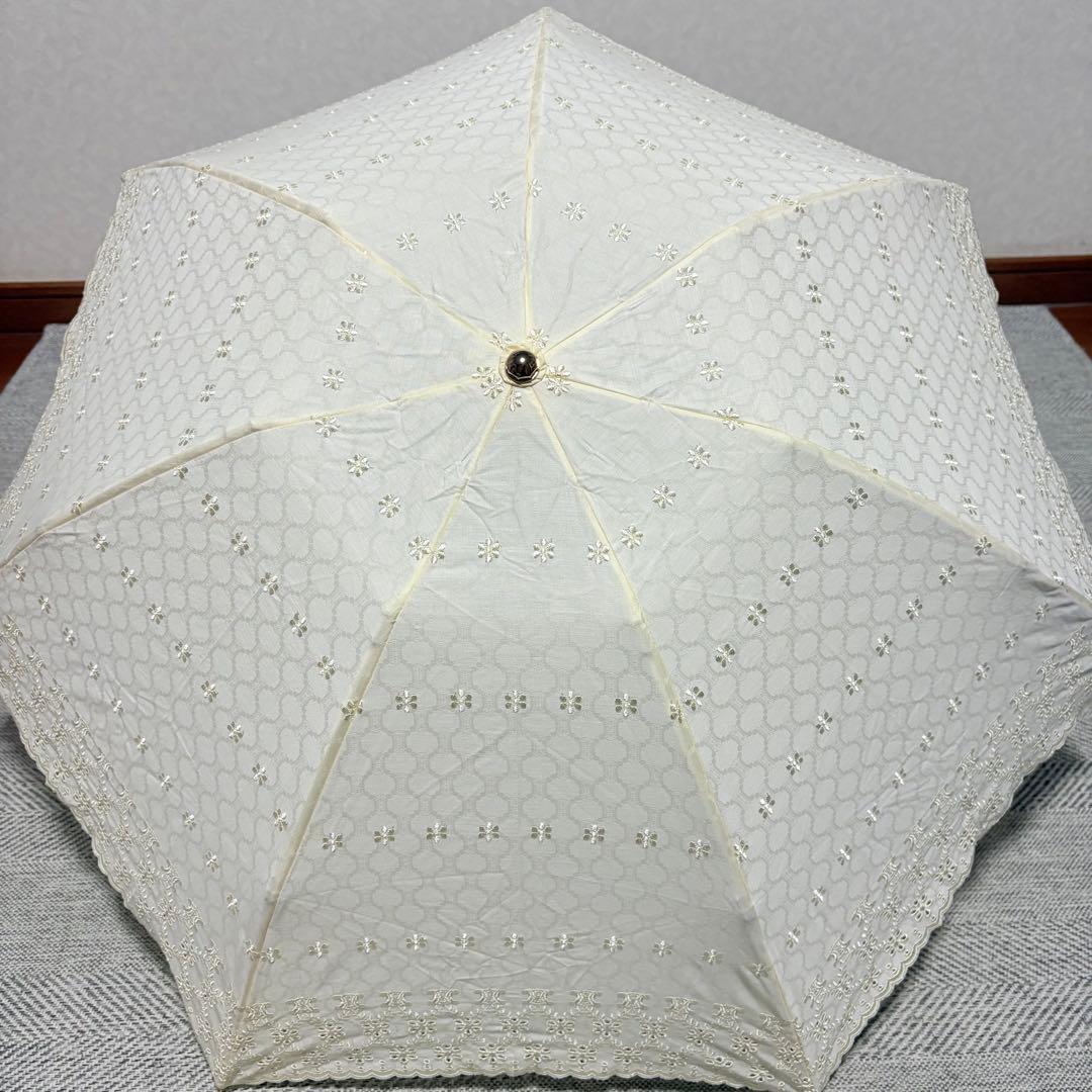 CELINE セリーヌ　マカダム総柄　トリオンフ　晴雨兼用UV折りたたみ傘