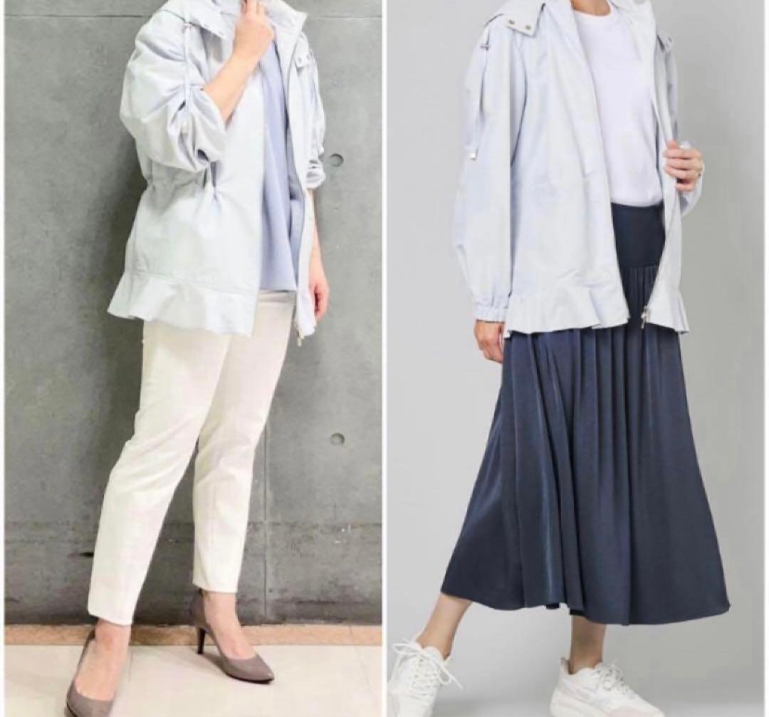 セオリーリュクス☆2023ラッフルブルゾン38ウォッシャブル