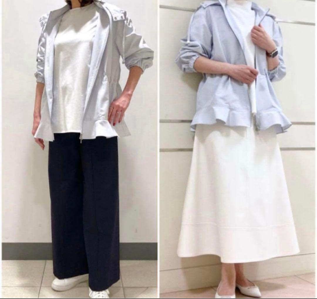 セオリーリュクス☆2023ラッフルブルゾン38ウォッシャブル