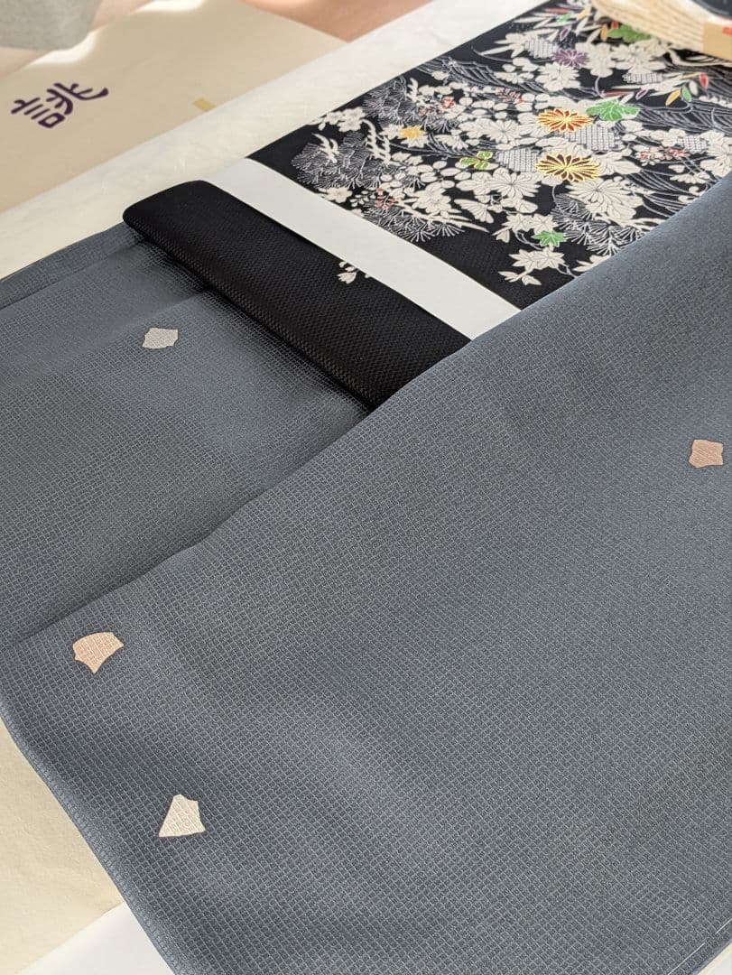 正絹老舗染匠成謙工房御所解高級9寸名古屋