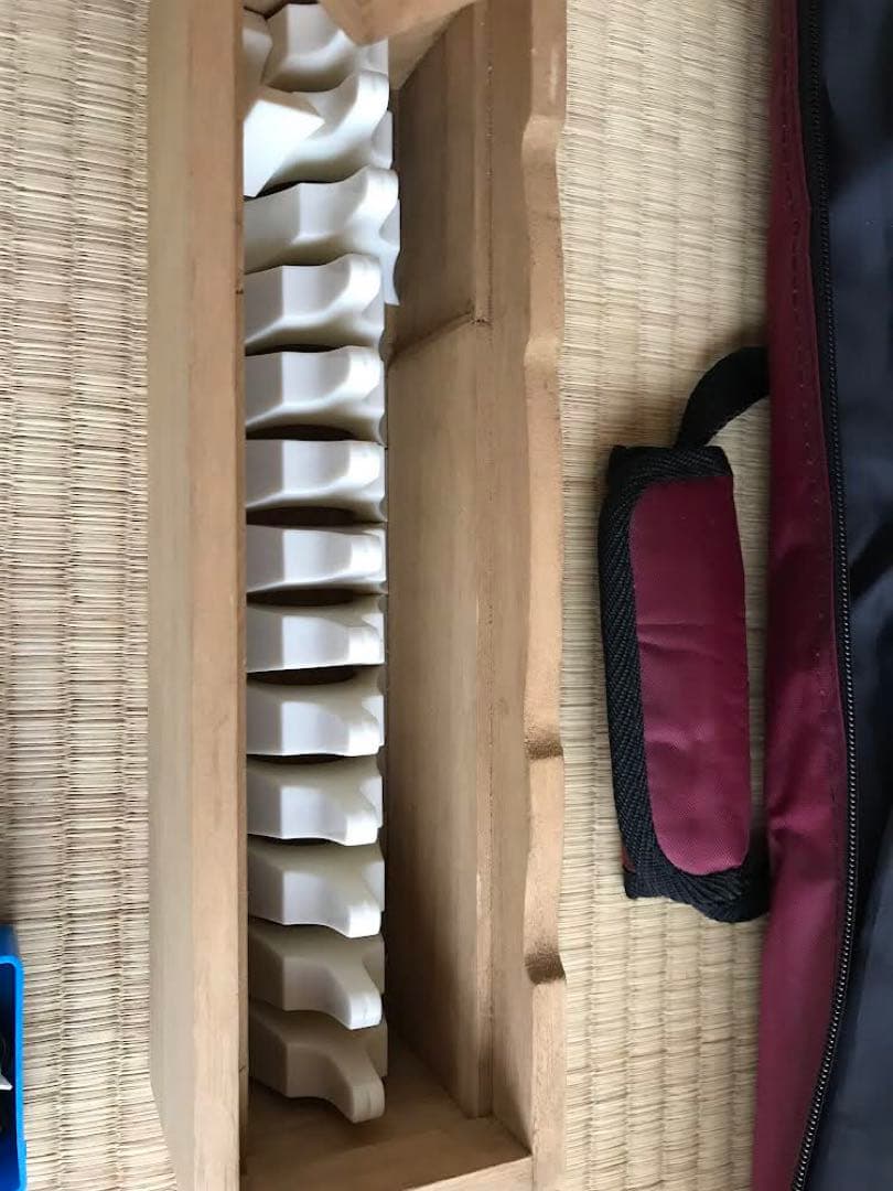 やっさん 13弦琴セット（琴本体、琴カバー、琴爪、琴柱など）