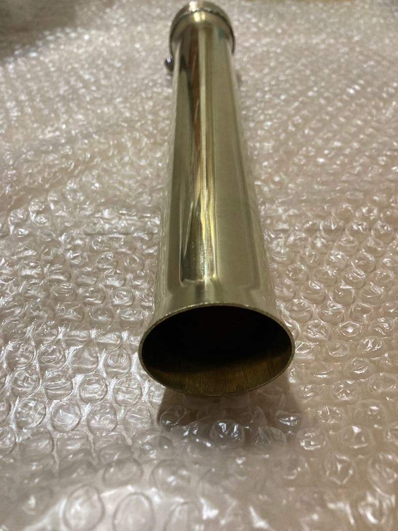 イチパチショート管真鍮バッフル　真鍮サイレンサー