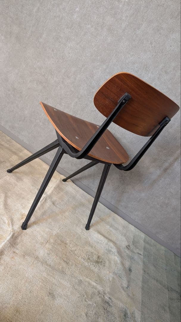 Northern Ohio Industrial コンパスレッグチェア 木製