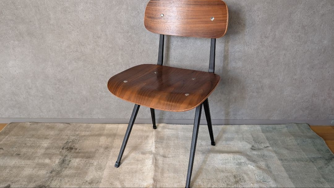 Northern Ohio Industrial コンパスレッグチェア 木製