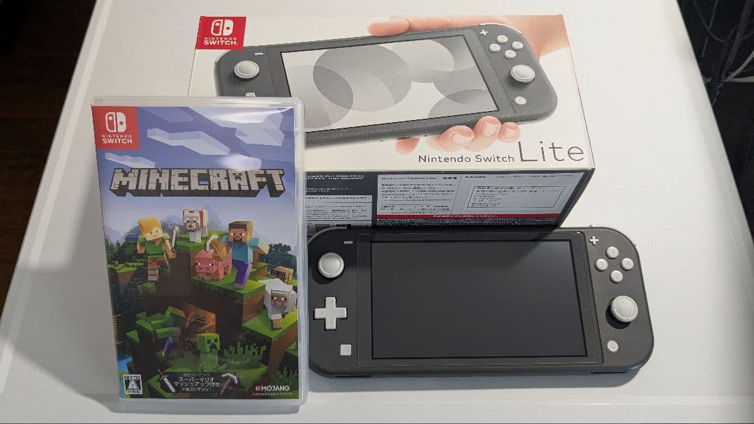 Nintendo Switch Lite グレー Minecraft付き