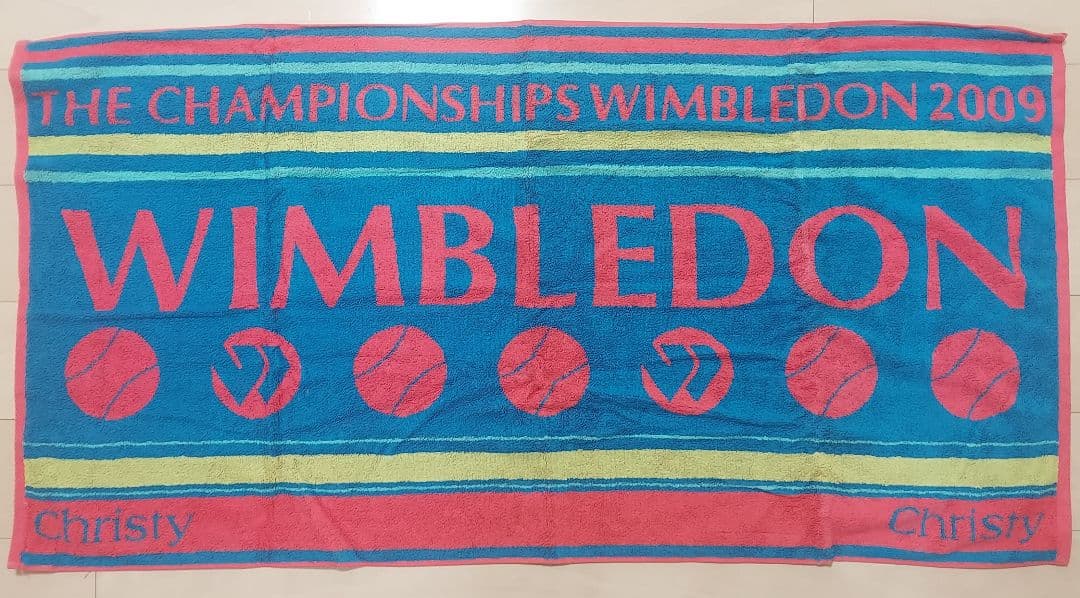 ウィンブルドン　2009年選手用バスタオル