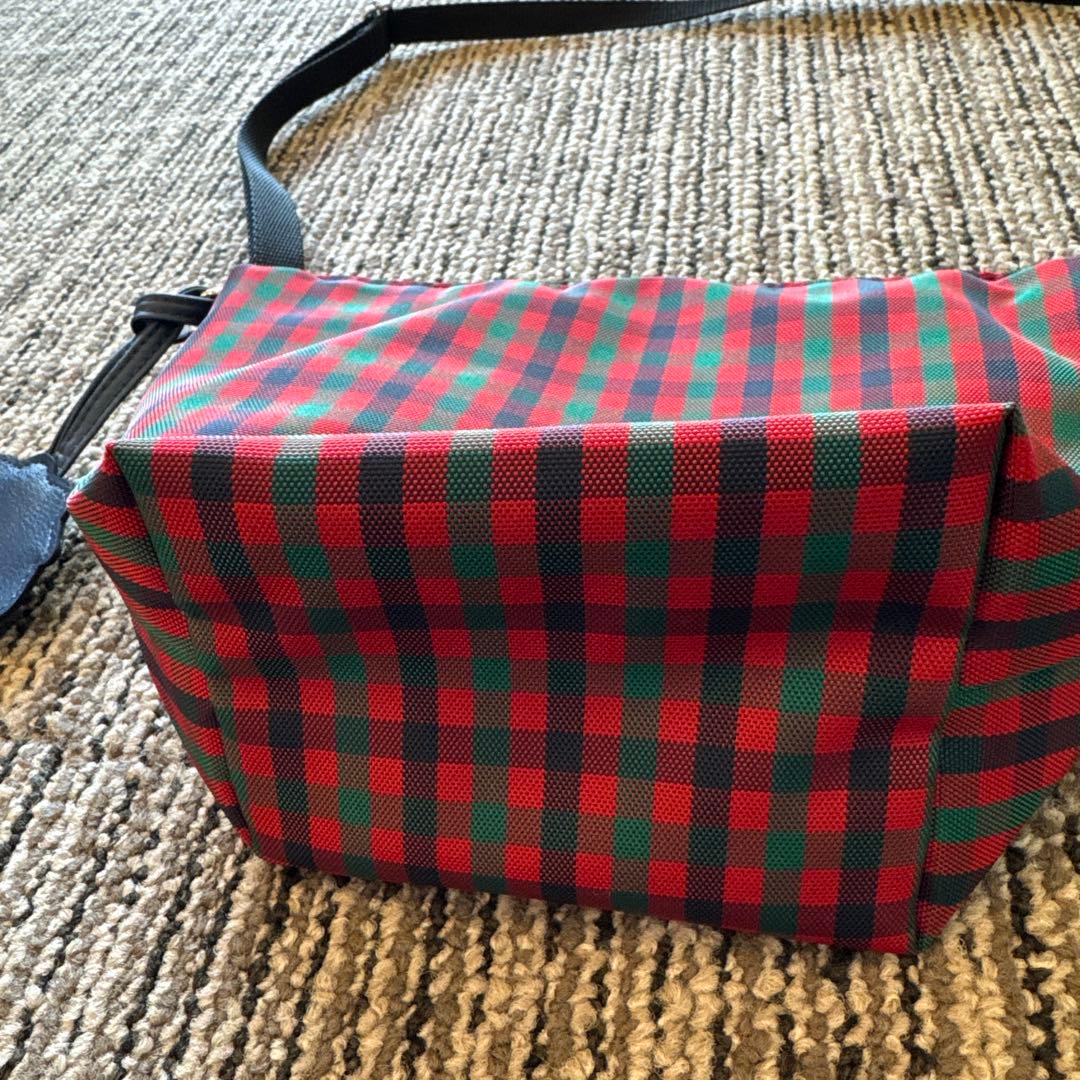 familiar チェック柄 ショルダーバッグ ポシェット