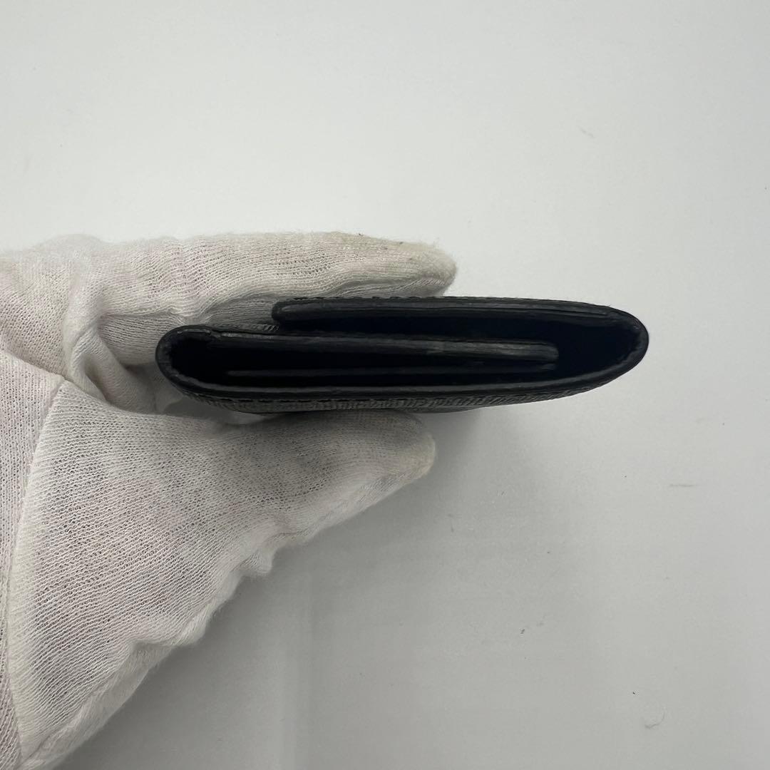 極美品 グッチ GGスプリーム PVC 6連 キーケース 138093 ブラック