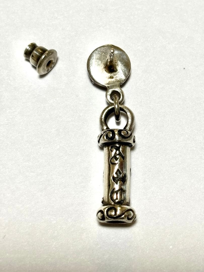 SAMOA　A&G シルバー　片耳用　ヘンプモチーフ　ゆれるピアス