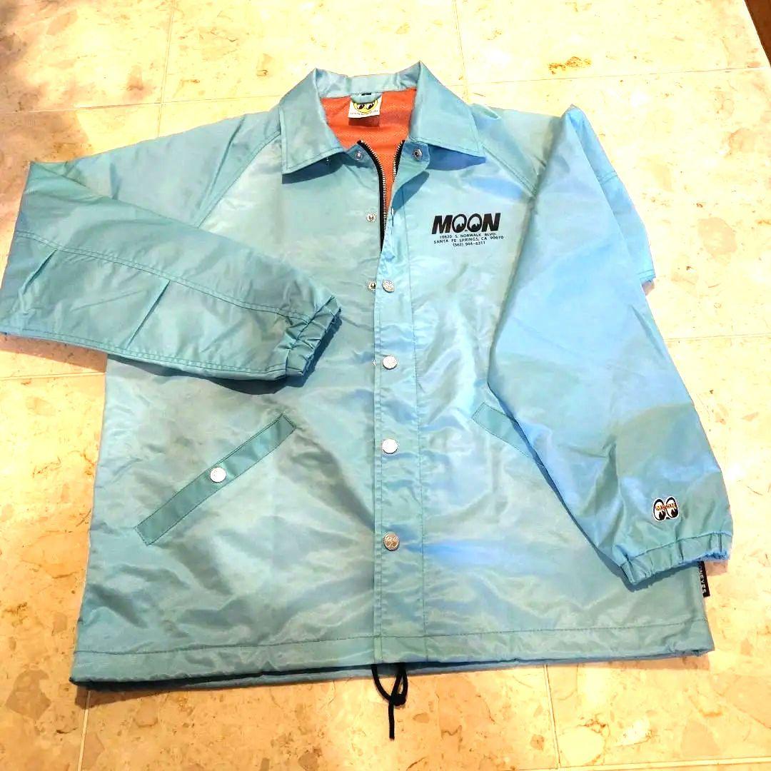 MOONEYES ミントグリーン★ 風を通さないバイク用コーチジャケット
