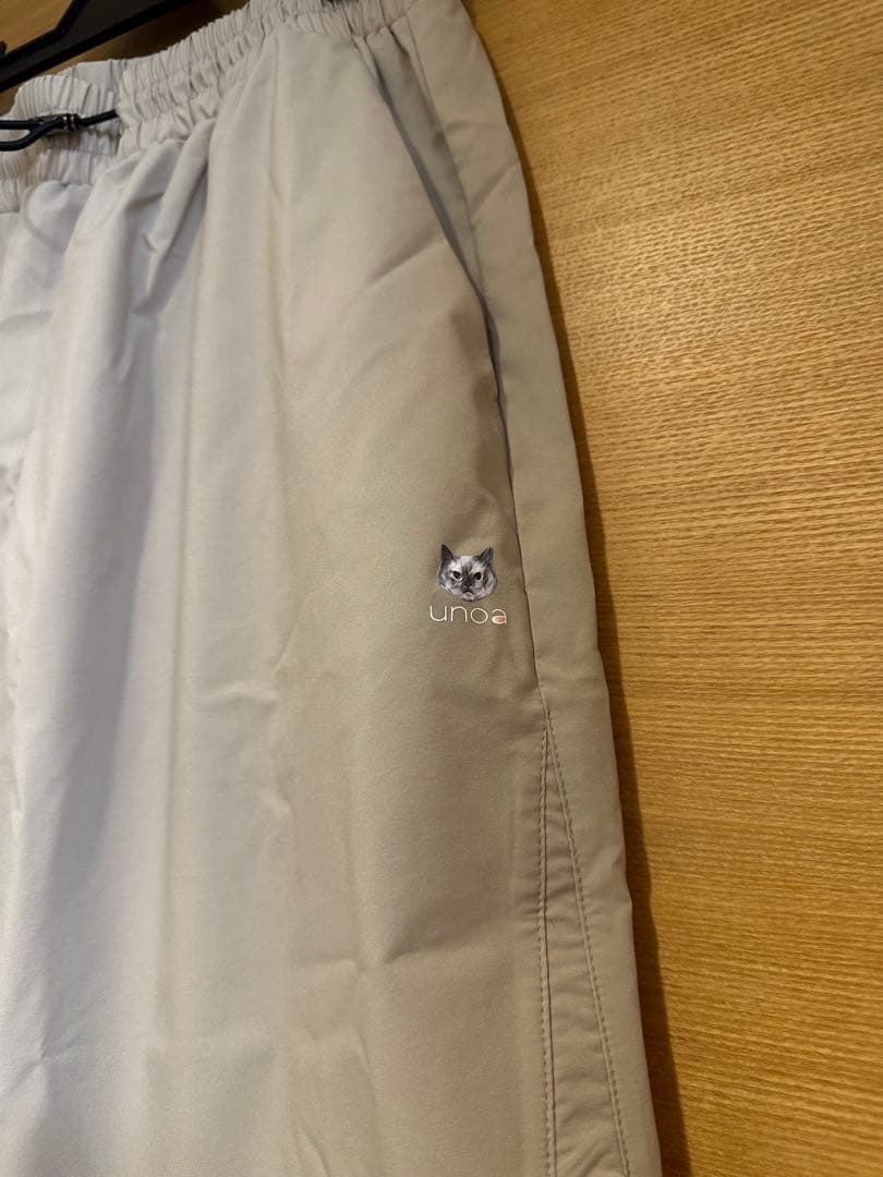 unoa ジョガーパンツ Mサイズ　ライトベージュ