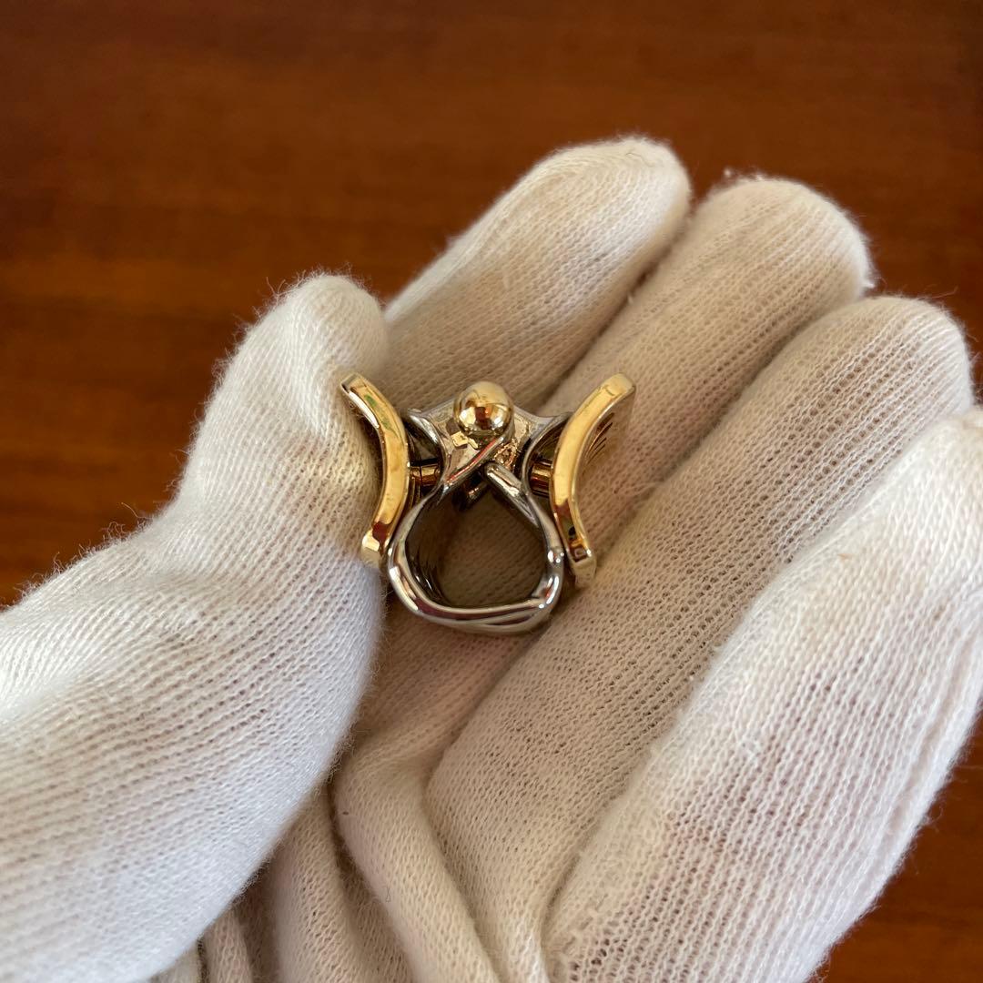 【付属品あり】MIU MIUメタル ヘアクリップ　3点セット　ロゴ　ストーン