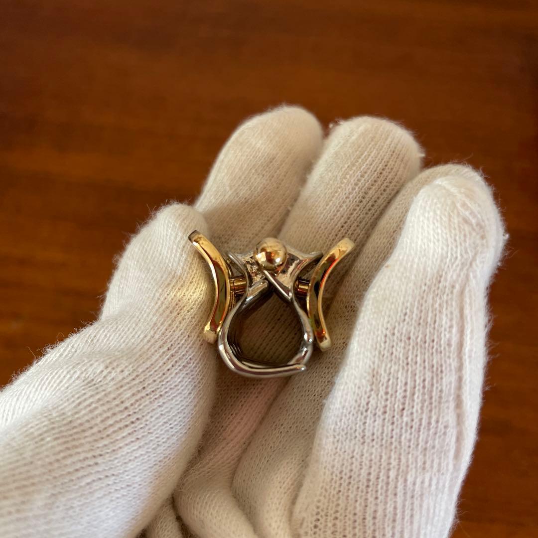 【付属品あり】MIU MIUメタル ヘアクリップ　3点セット　ロゴ　ストーン