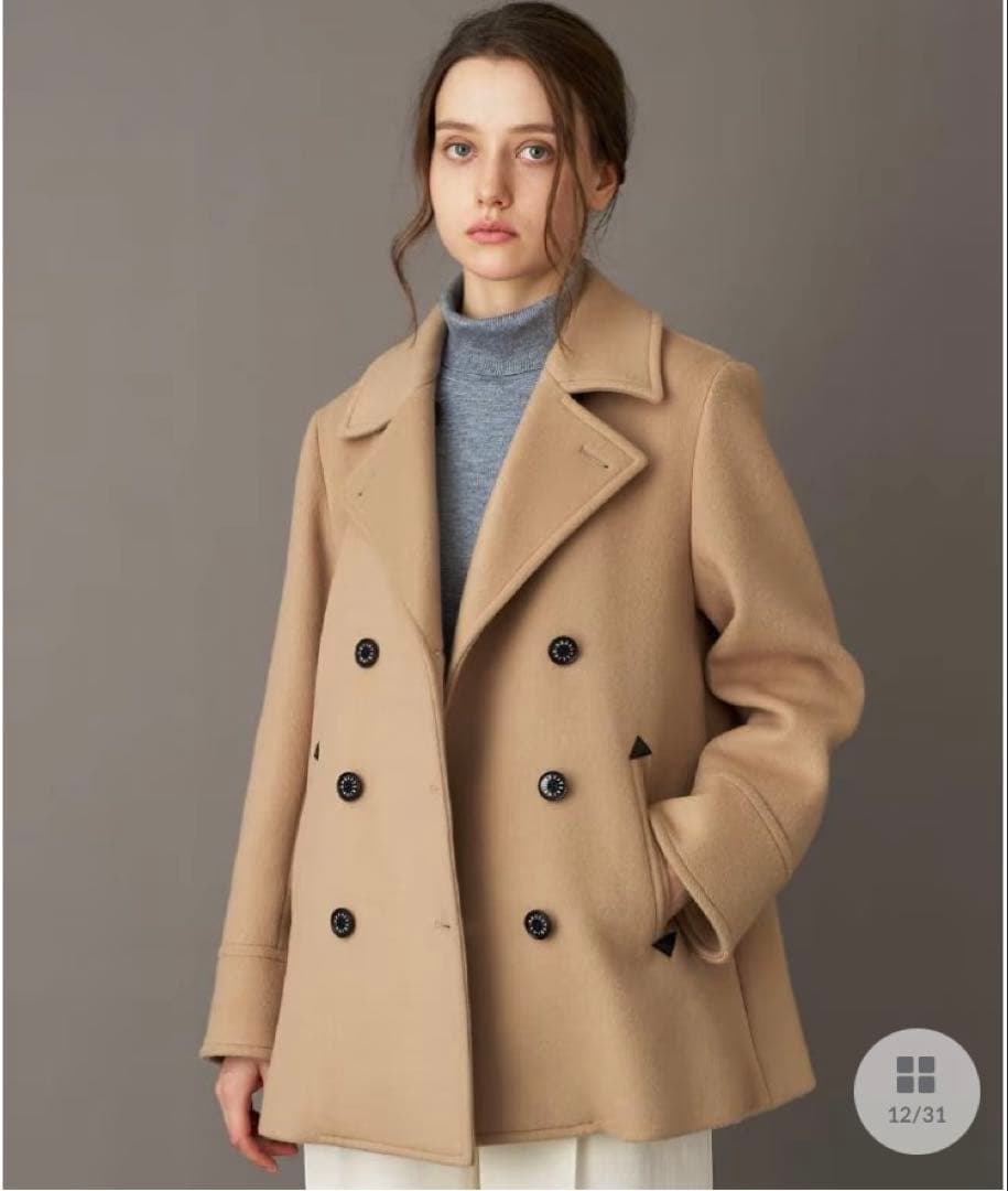 DRESSTERIORドレステリア　AラインPコート38未使用品