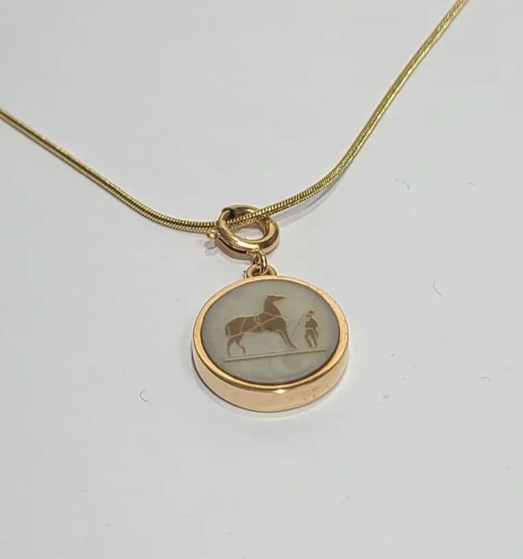 エルメス　コロゾ　ネックレス　ペンダントトップ　チャーム　ゴールド