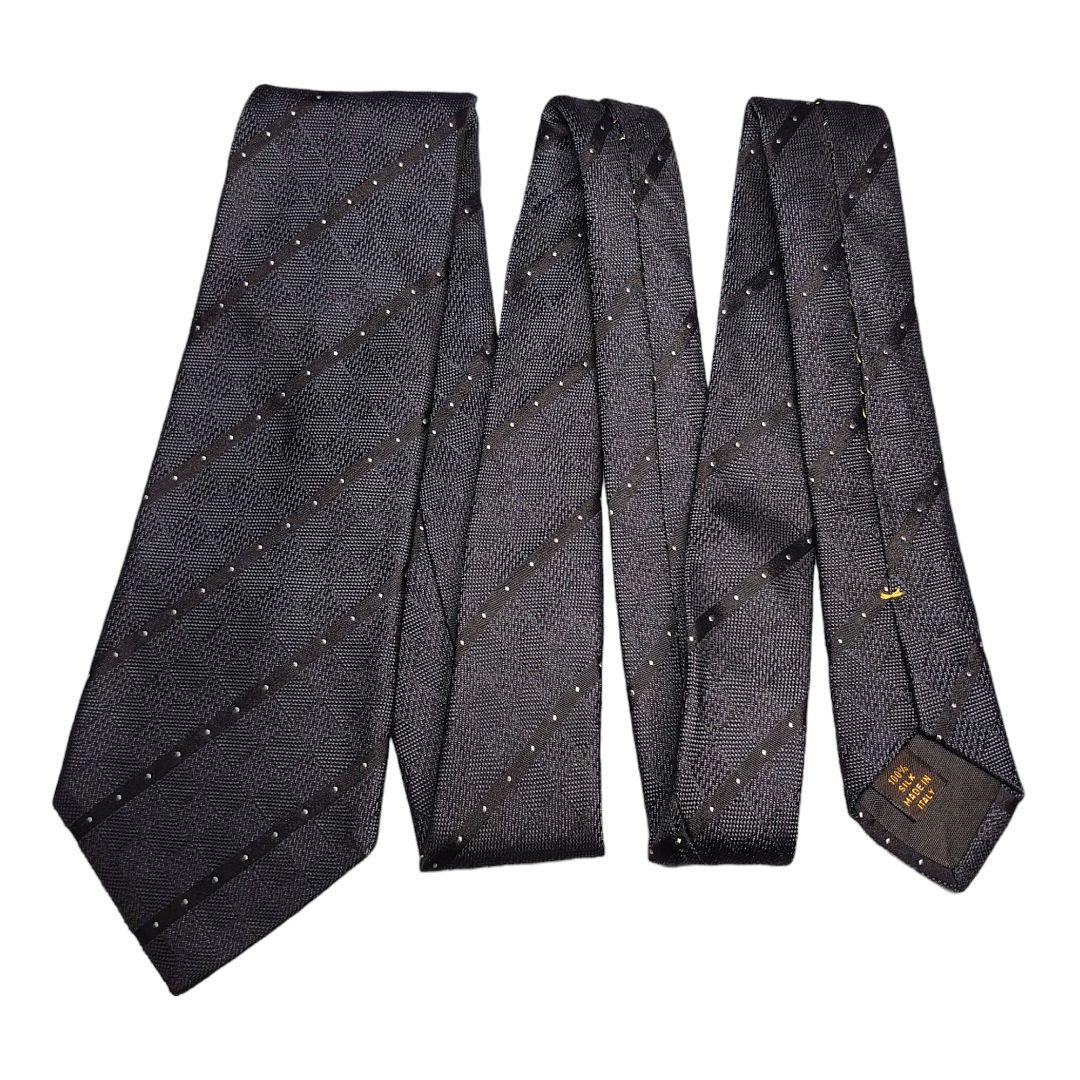 【美品】☆LOUISVUITTON☆ブラック☆ダミエ☆ストライプ☆光沢☆