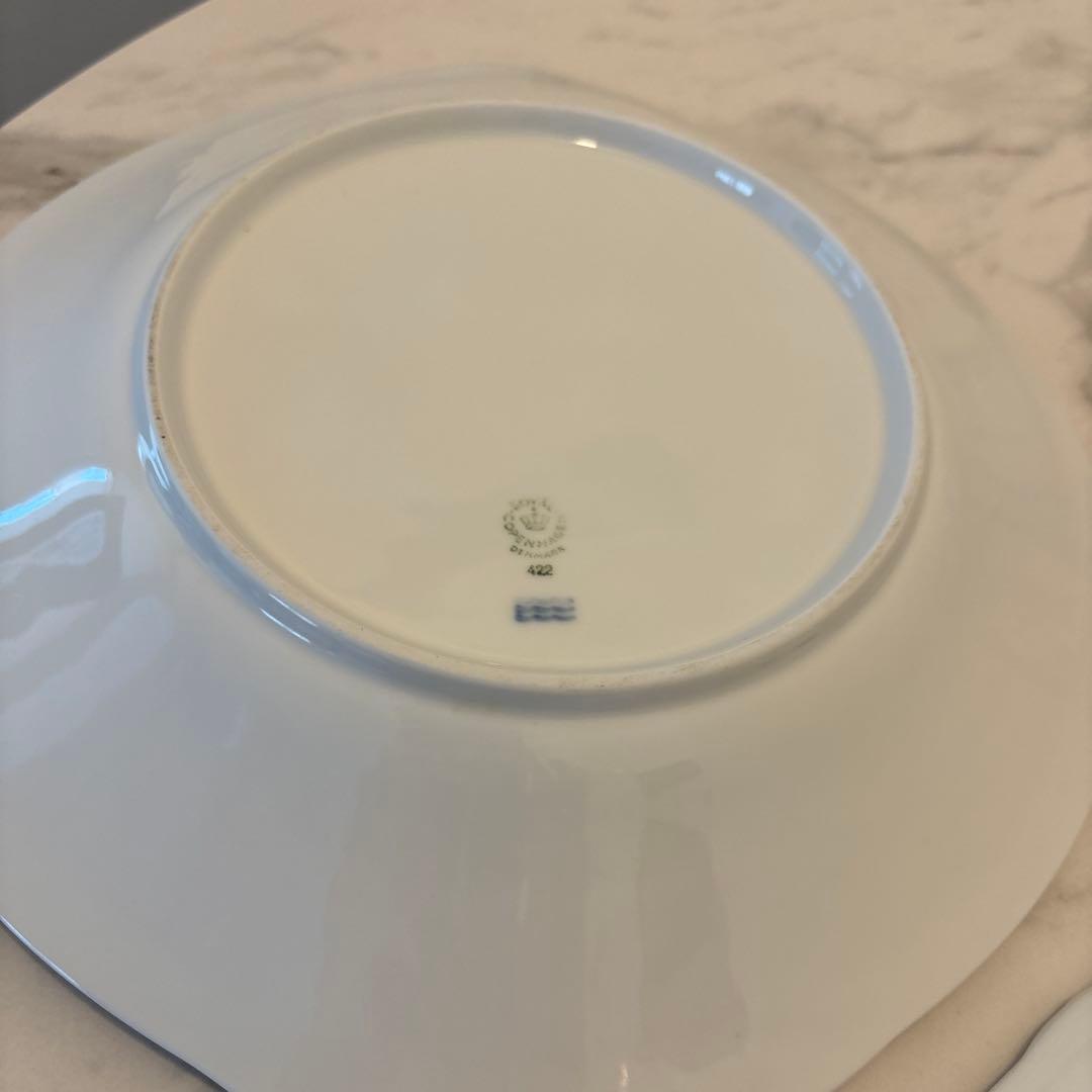 s*n様 ロイヤルコペンハーゲン ホワイトフルーテッド ハーフレース 2枚