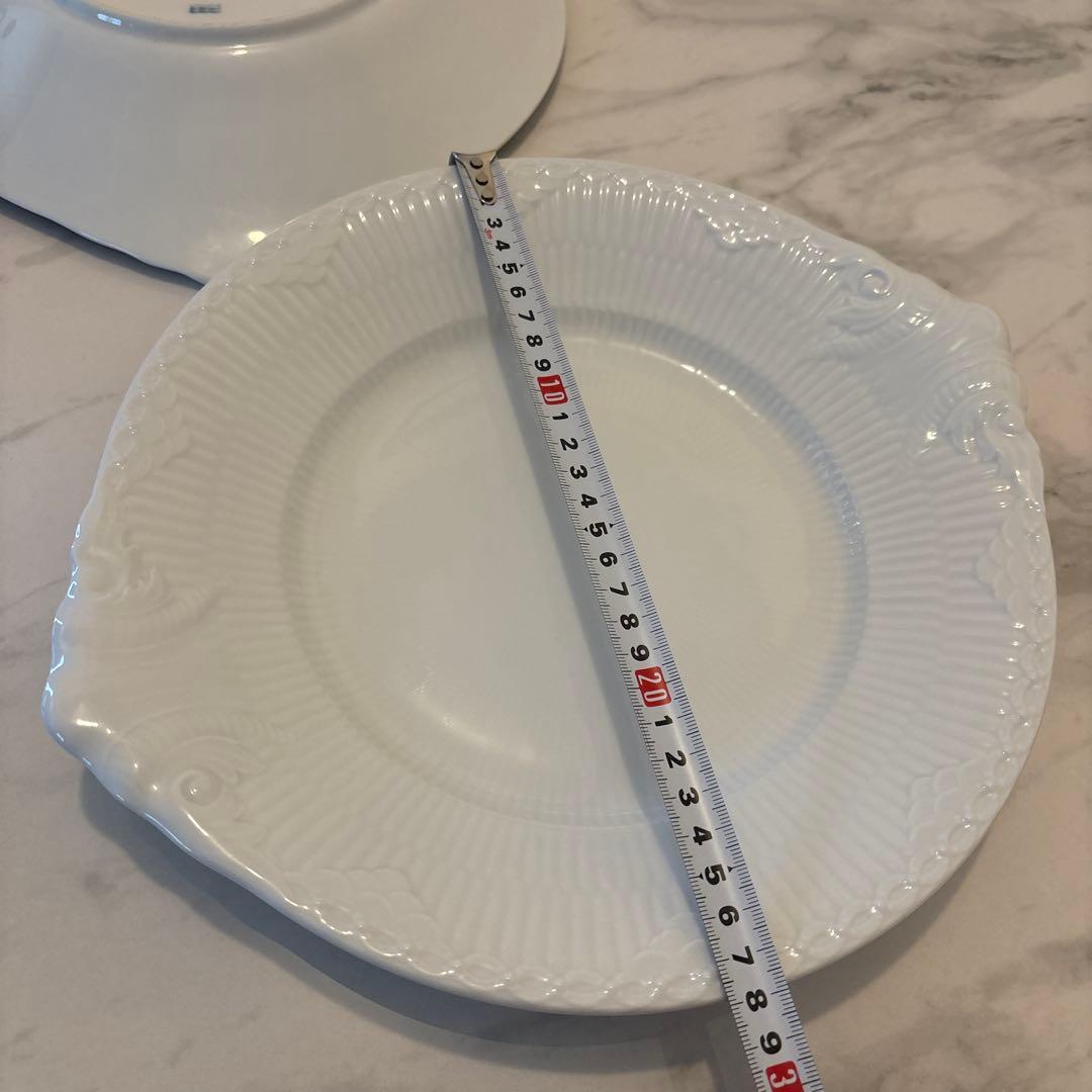 s*n様 ロイヤルコペンハーゲン ホワイトフルーテッド ハーフレース 2枚