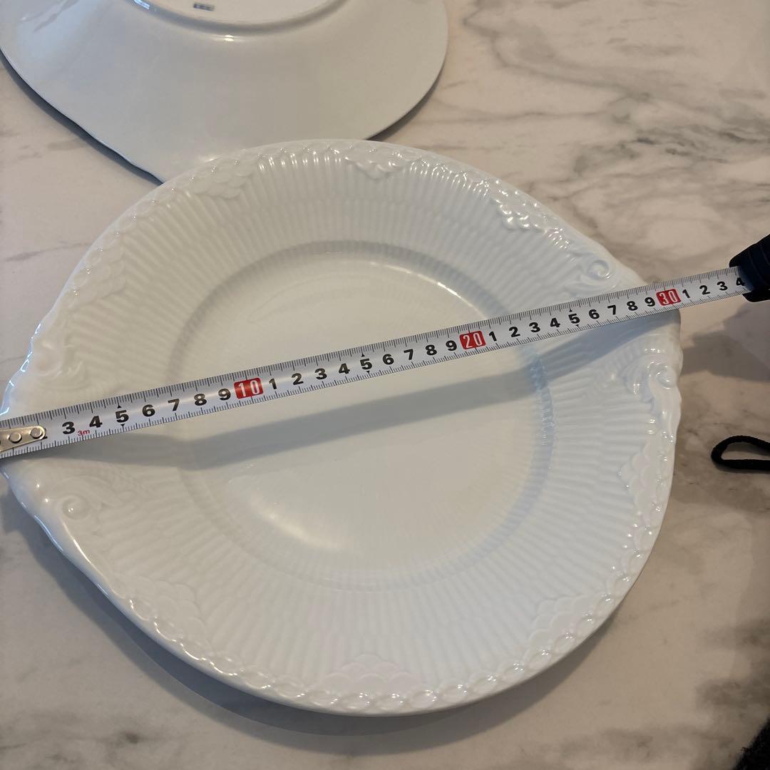 s*n様 ロイヤルコペンハーゲン ホワイトフルーテッド ハーフレース 2枚