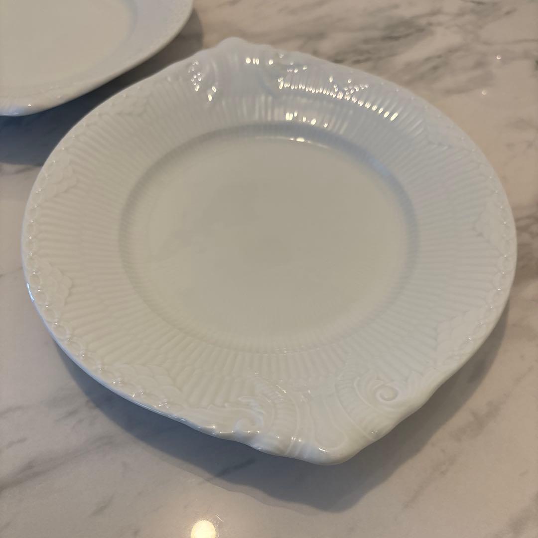 s*n様 ロイヤルコペンハーゲン ホワイトフルーテッド ハーフレース 2枚