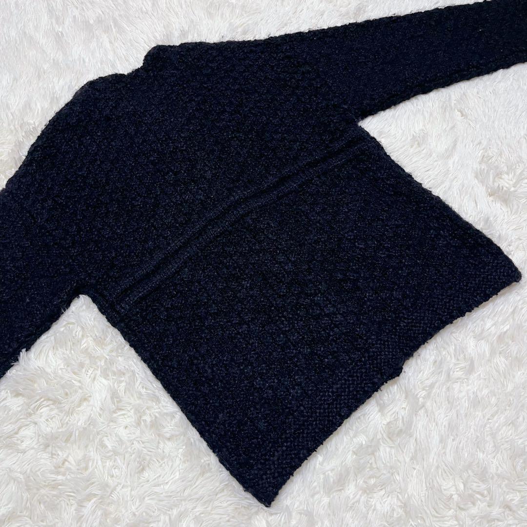 SLOBE IENA 金ボタンツィーディジャケット　ブラック