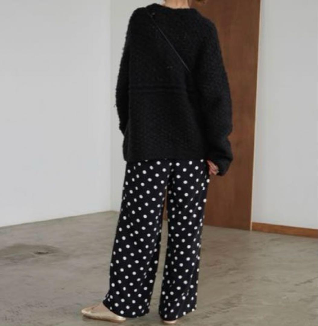 SLOBE IENA 金ボタンツィーディジャケット　ブラック