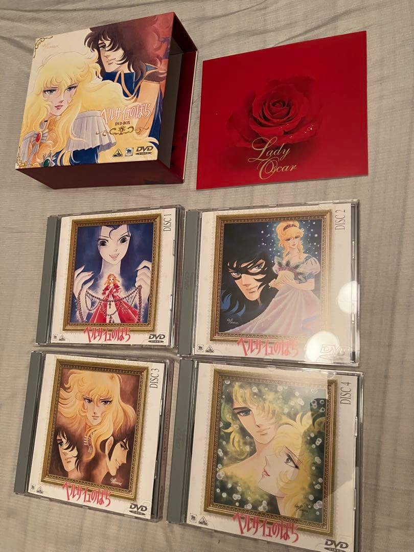 美品★ベルサイユのばら★DVD-BOX １＆２★全８枚（計40話完結）