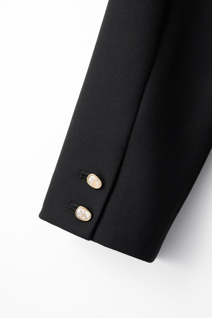 ジャケット・アウター MURRAL Melt off shoulder jacket Black 2