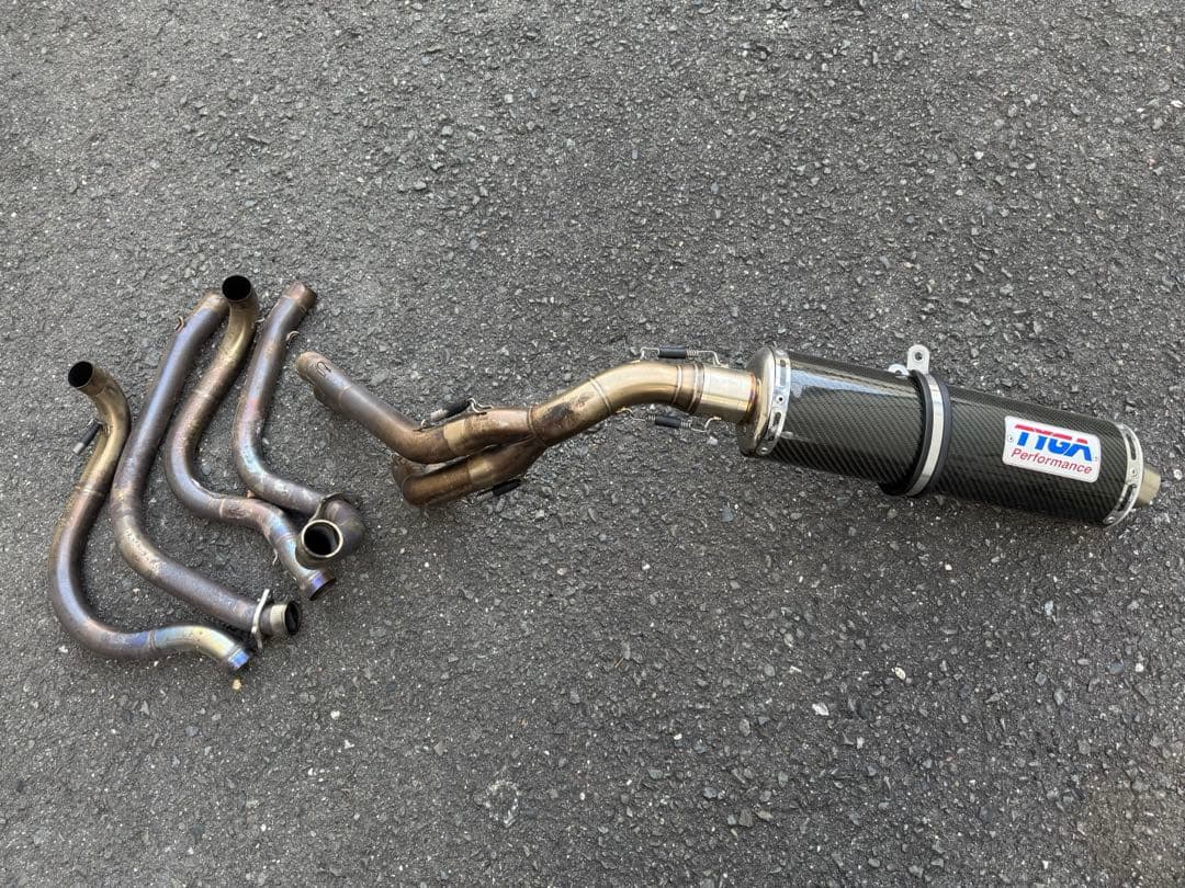 RVF RVF400 TYGAフルエキマフラー