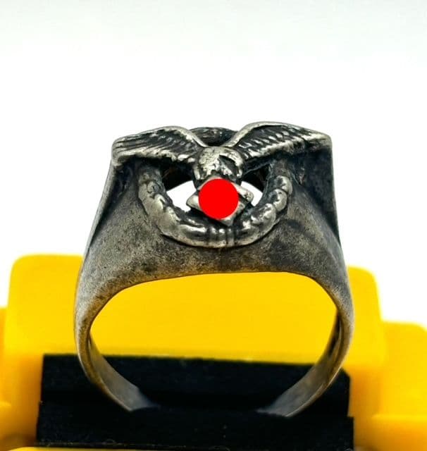 中*幸様 1939’s★ ドイツ空軍★パイロット兼観測員ミリタリーリング ★ S