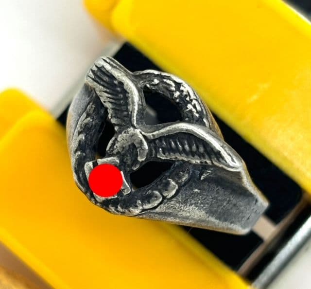 中*幸様 1939’s★ ドイツ空軍★パイロット兼観測員ミリタリーリング ★ S