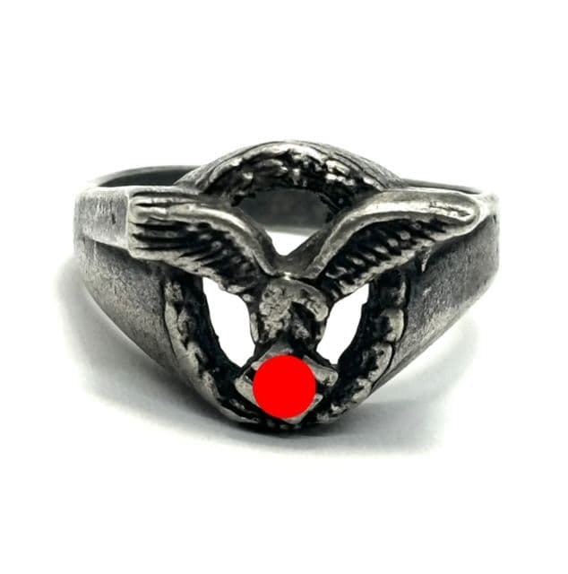 中*幸様 1939’s★ ドイツ空軍★パイロット兼観測員ミリタリーリング ★ S