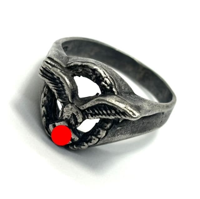 中*幸様 1939’s★ ドイツ空軍★パイロット兼観測員ミリタリーリング ★ S