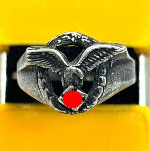 中*幸様 1939’s★ ドイツ空軍★パイロット兼観測員ミリタリーリング ★ S