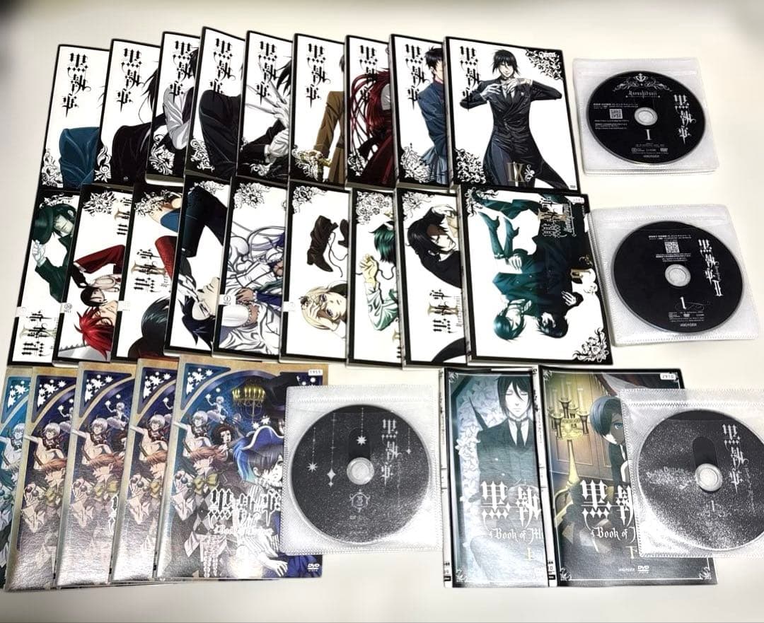 期間限定セール！黒執事 1期＆2期＆サーカス＆上下 レンタル落ちDVDセット