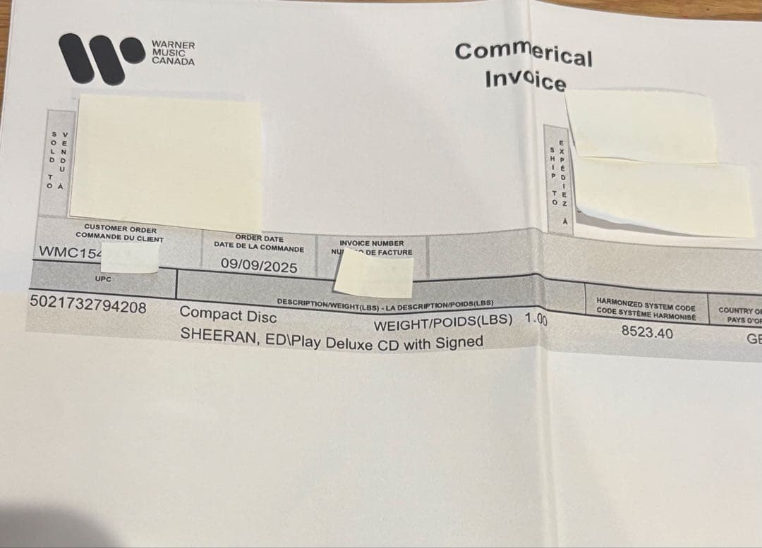 C*᭡様 エドシーラン　プレイ　CD サインカード付　Ed Sheeran Pl