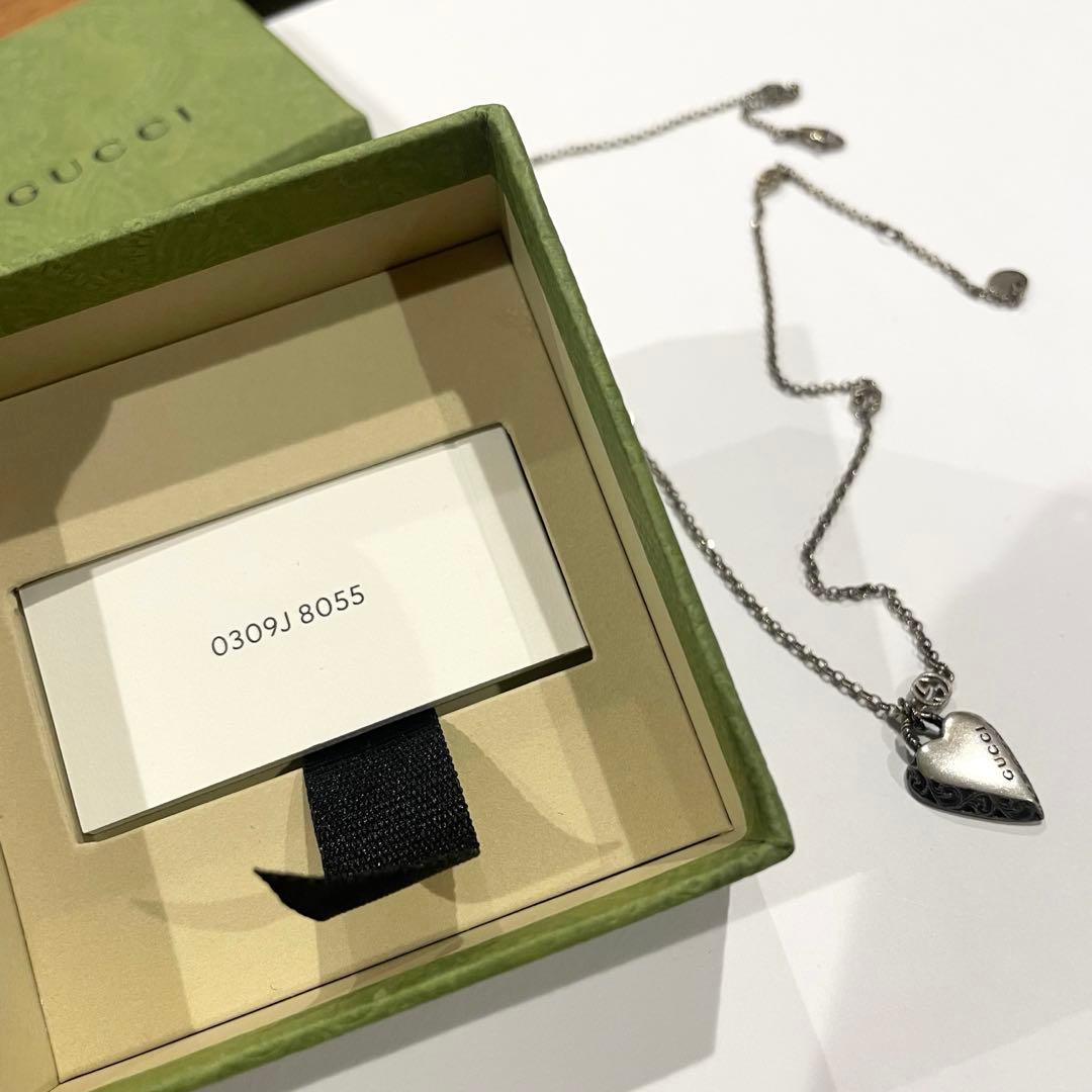 GUCCI グッチ　ネックレス　ハート