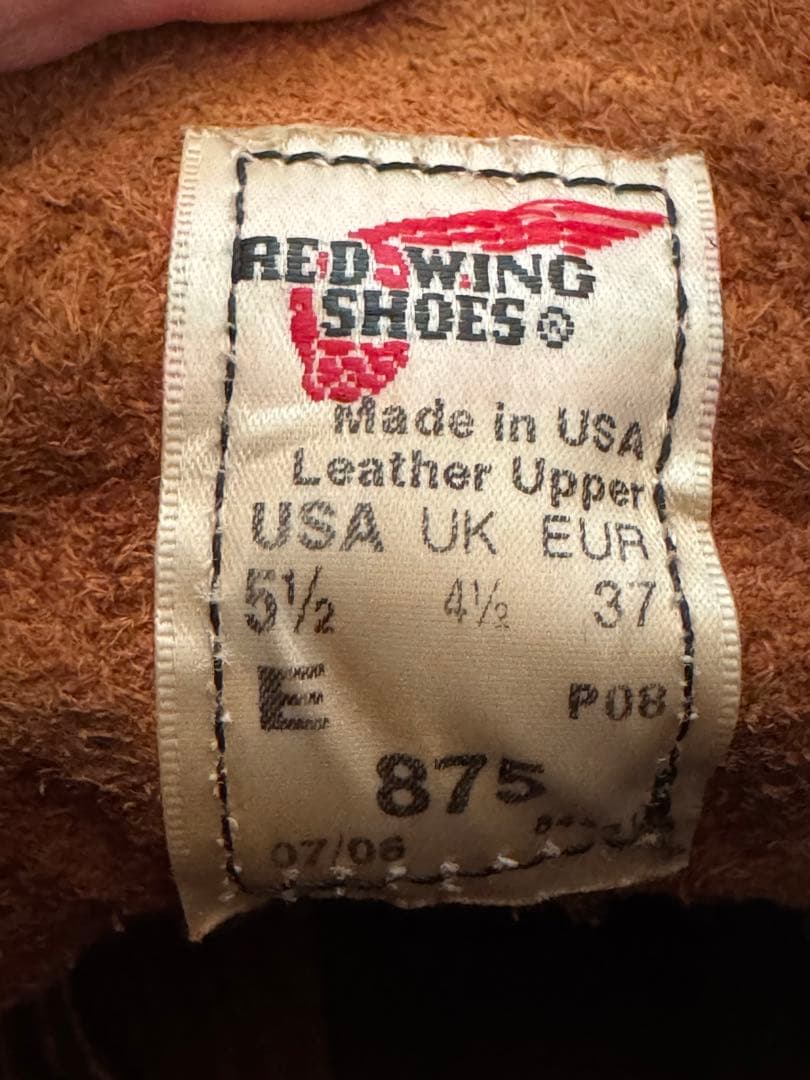 RED WING 875 レッドウイング875 モカシントゥ オーセンティック