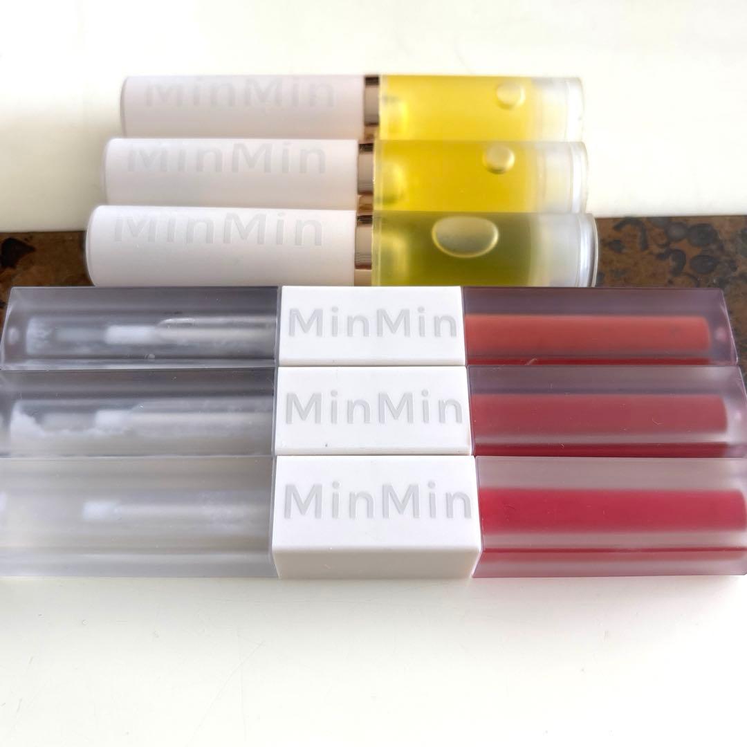 MinMin リップグロス インプットリップ 3種セット
