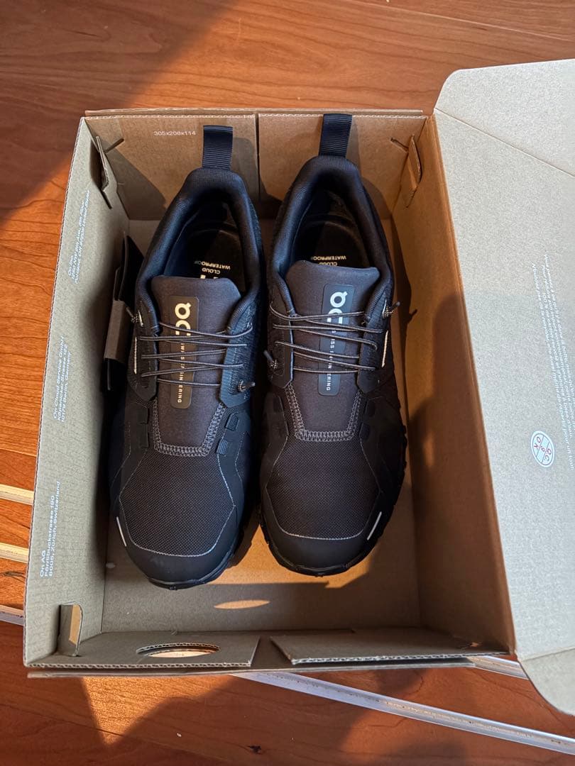 <限定値引中>On Cloud 6 Waterproof ブラック スニーカー