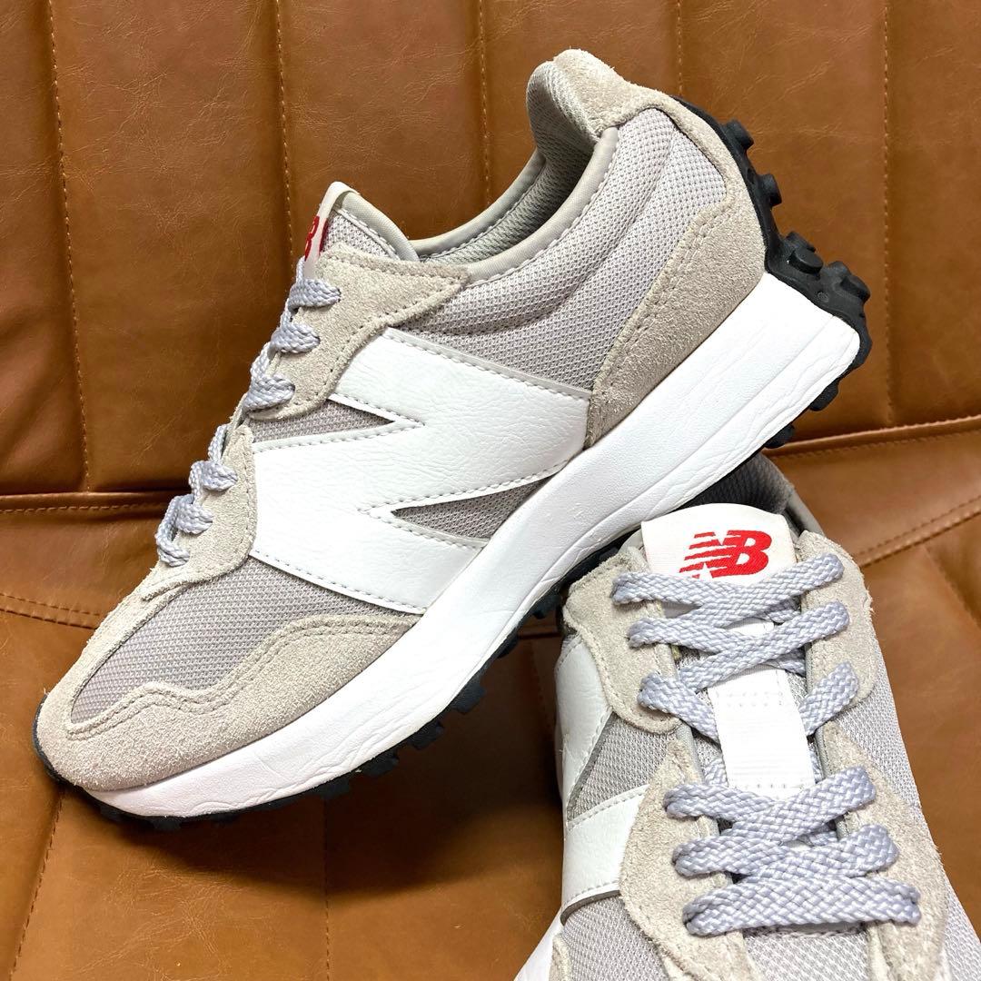 【美品】ユナイテッドアローズ別注 ニューバランス 327 グレー 23.5cm