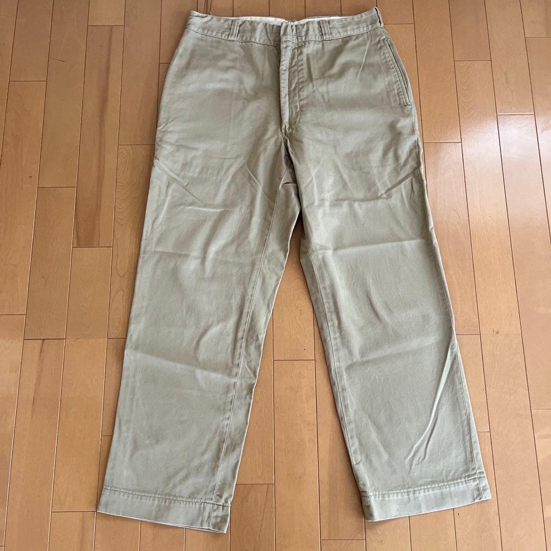 60s70s US ARMY チノパン アメリカ軍 米軍 ヴィンテージ W34