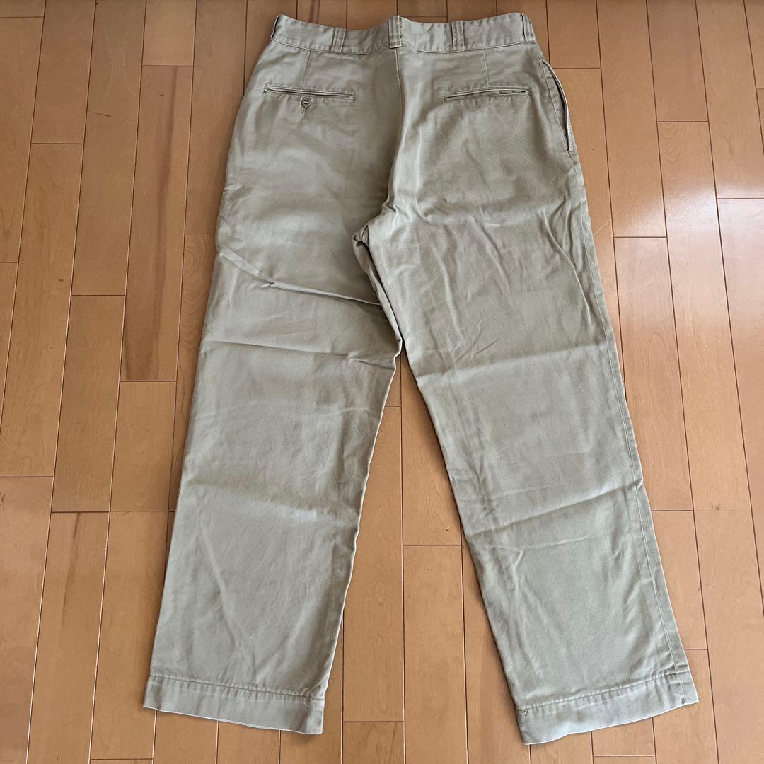 60s70s US ARMY チノパン アメリカ軍 米軍 ヴィンテージ W34