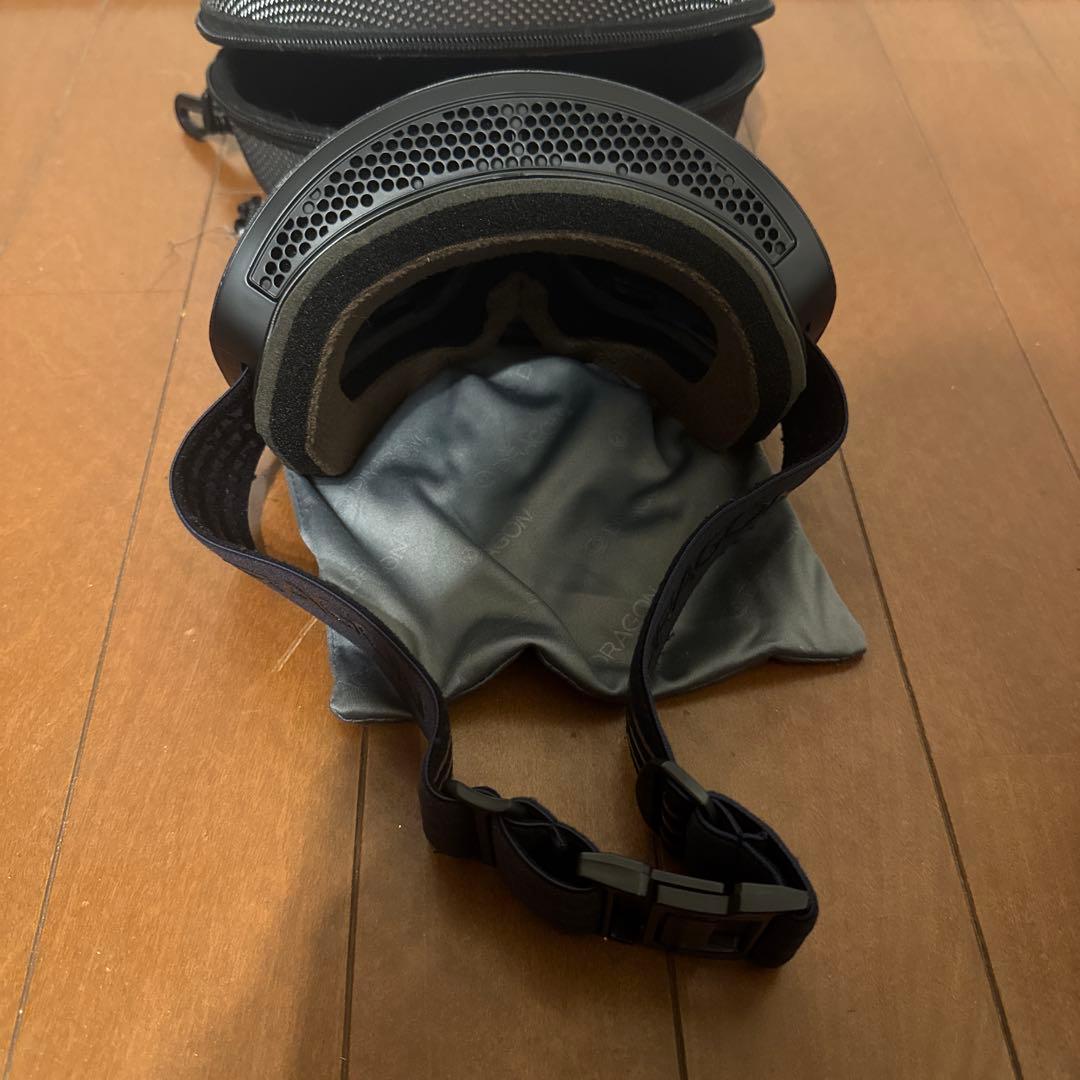 DRAGON LUMA LENS オレンジミラーゴーグル ケース付き