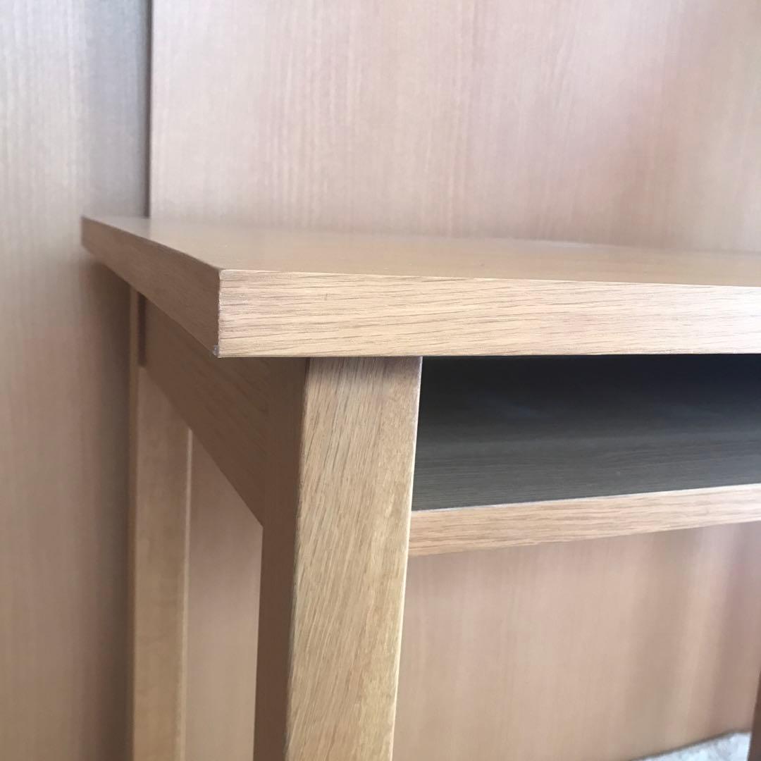 廃盤品 無印 オーク材 デスク 学習机