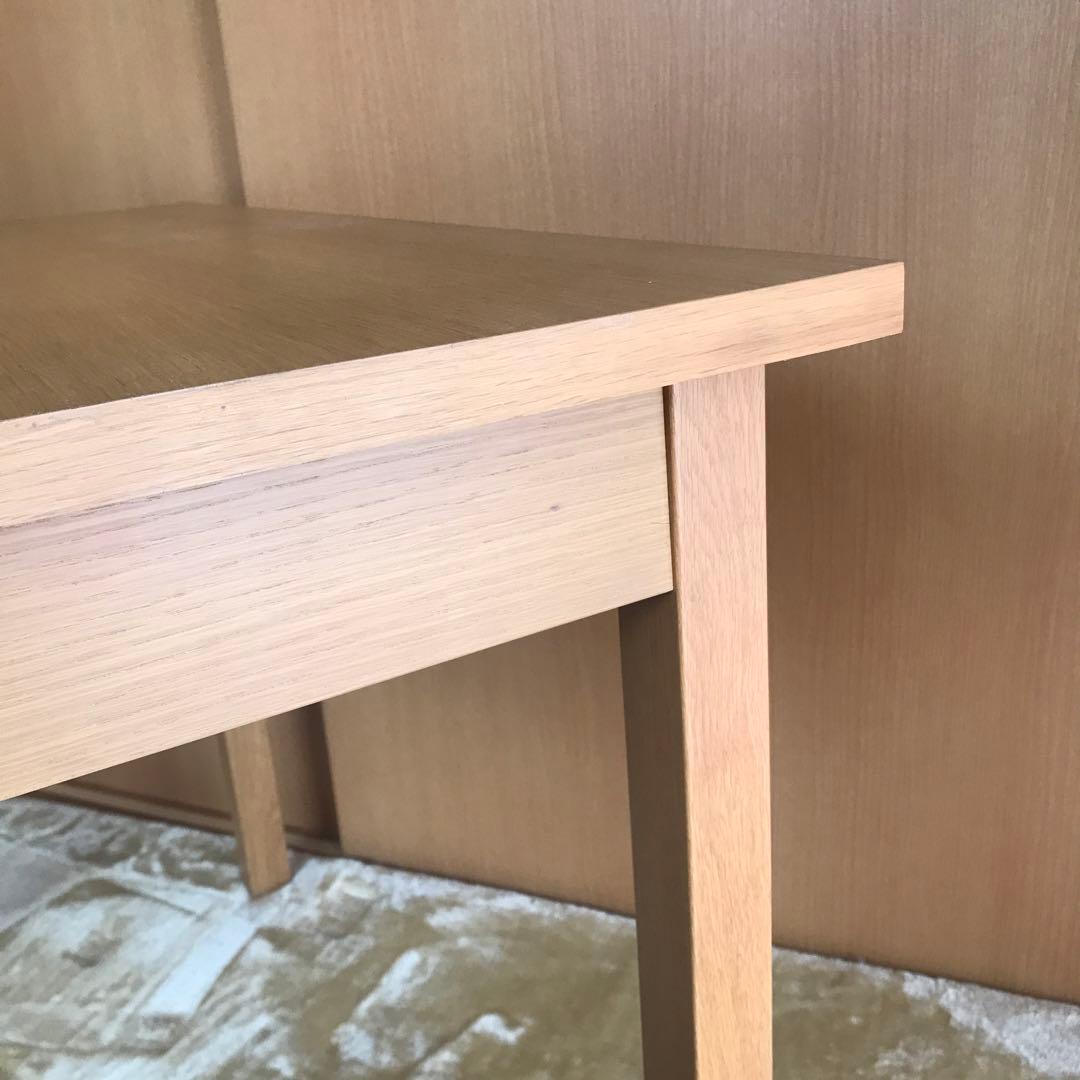 廃盤品 無印 オーク材 デスク 学習机
