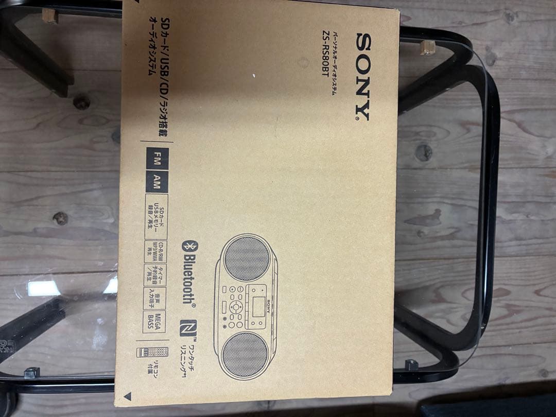 SONY ZS-RS80BT SDカード/USB/CD/ラジオ搭載オーディオ